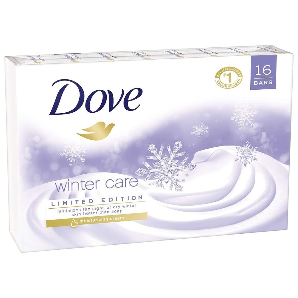 Dove Beauty Bar, Winter Care 16 Bars Pack